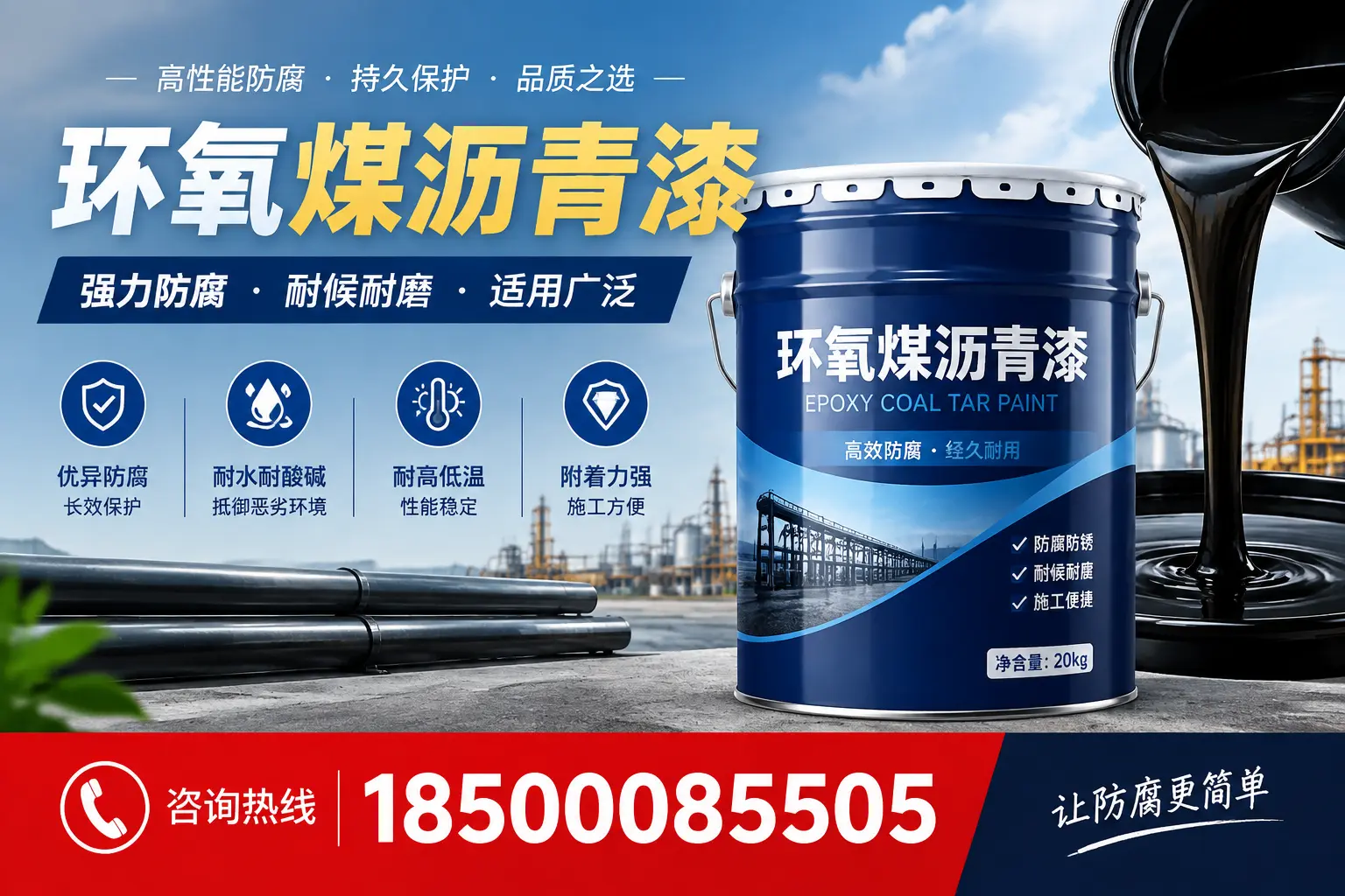 环氧煤沥青漆在不同气候条件下的表现分析，佳木斯适用性